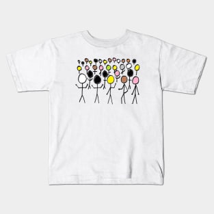 Equality Stickmen Kids T-Shirt